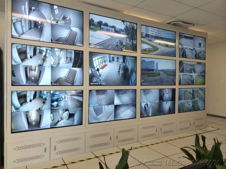 贵港高清视频监控拼接屏安装